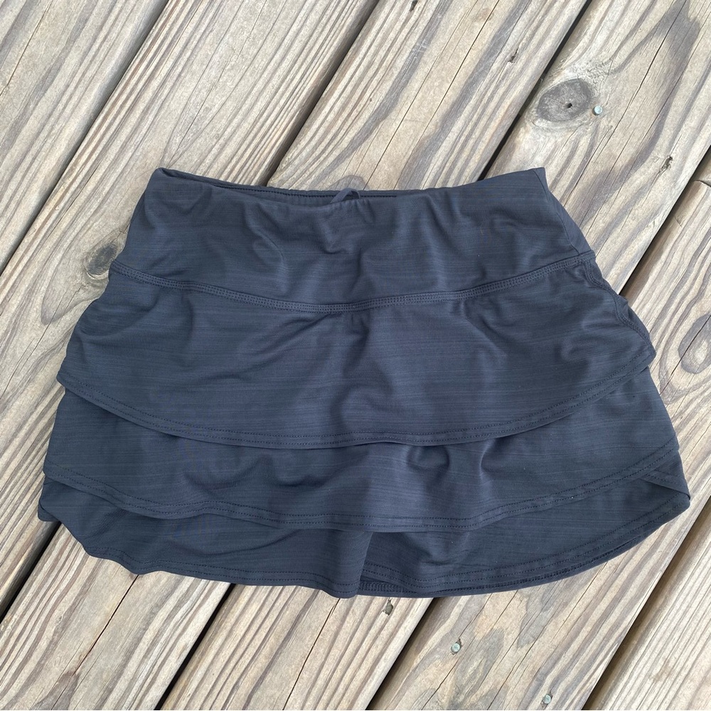 Athleta Swagger Skort Back Zip Pocket